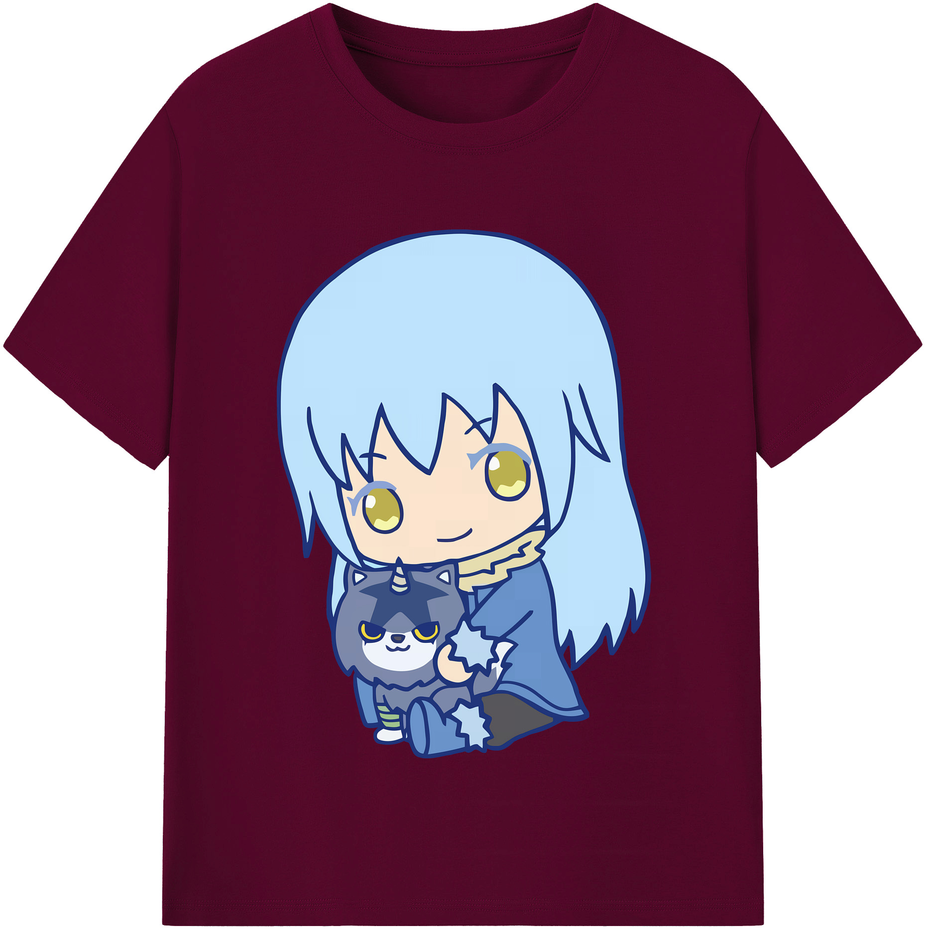 （画像用） 転スラ Regarding Reincarnated to Slime レディースカジュアルプリントTシャツ（綿100％）